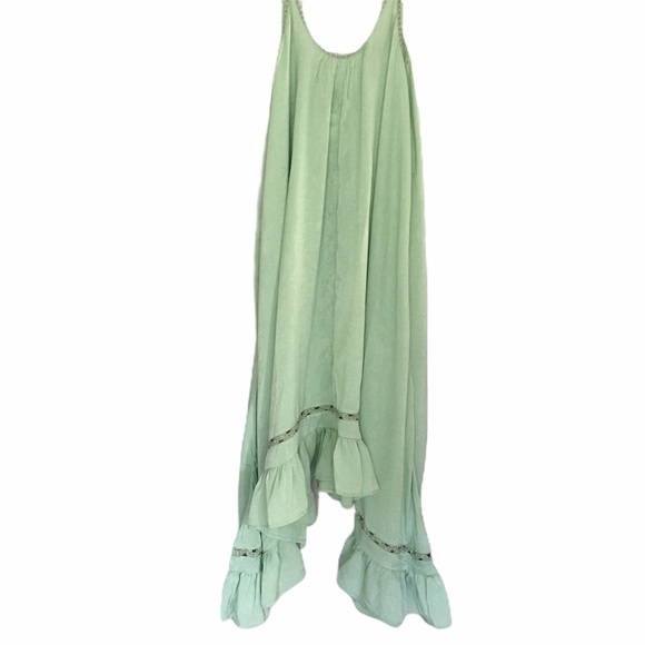 NWT Free People Amor Amor Maxi Slip XL Dusty Sage - Picture 4 of 12